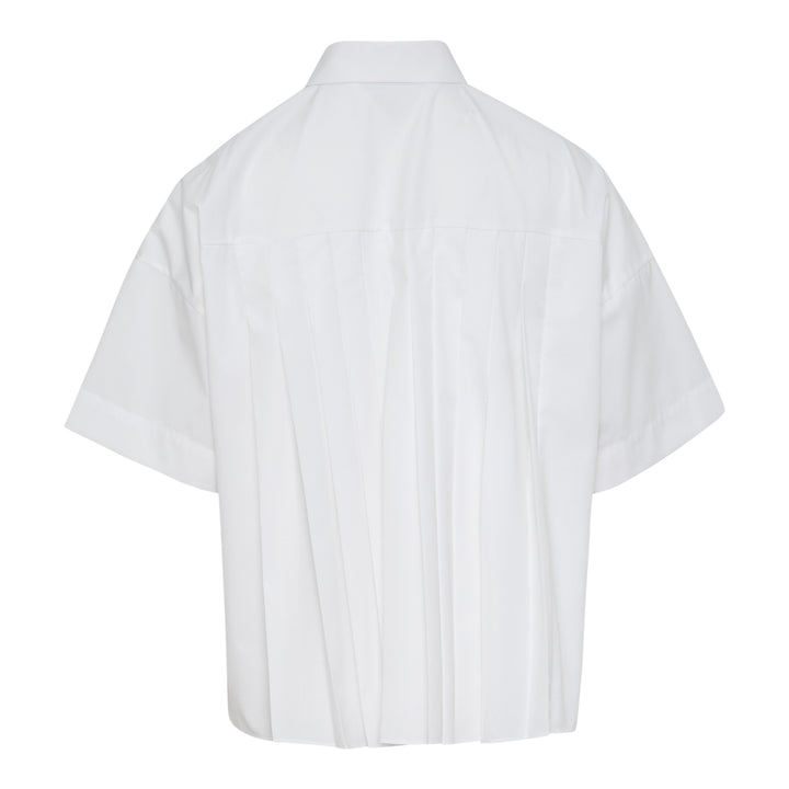 Pleated Wide Box Shirt