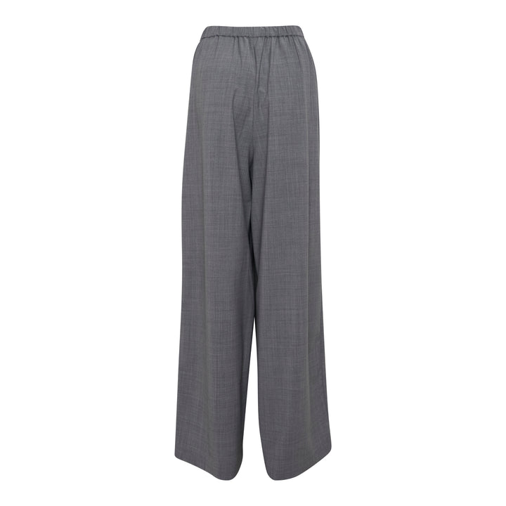 Box Pleated Wide-Leg Pants
