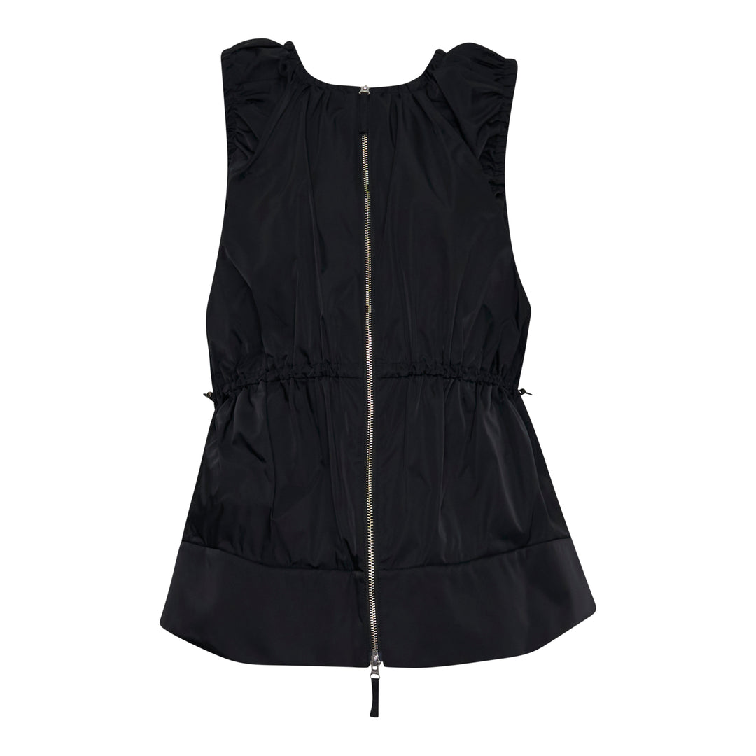 Gathered Sleeveless Vest