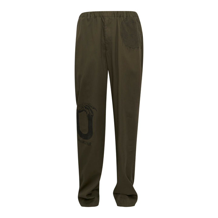 Witch Hand Elastic Waist Pants