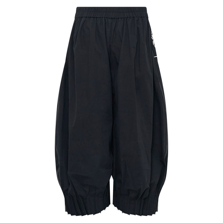 Cropped Barrel Trousers