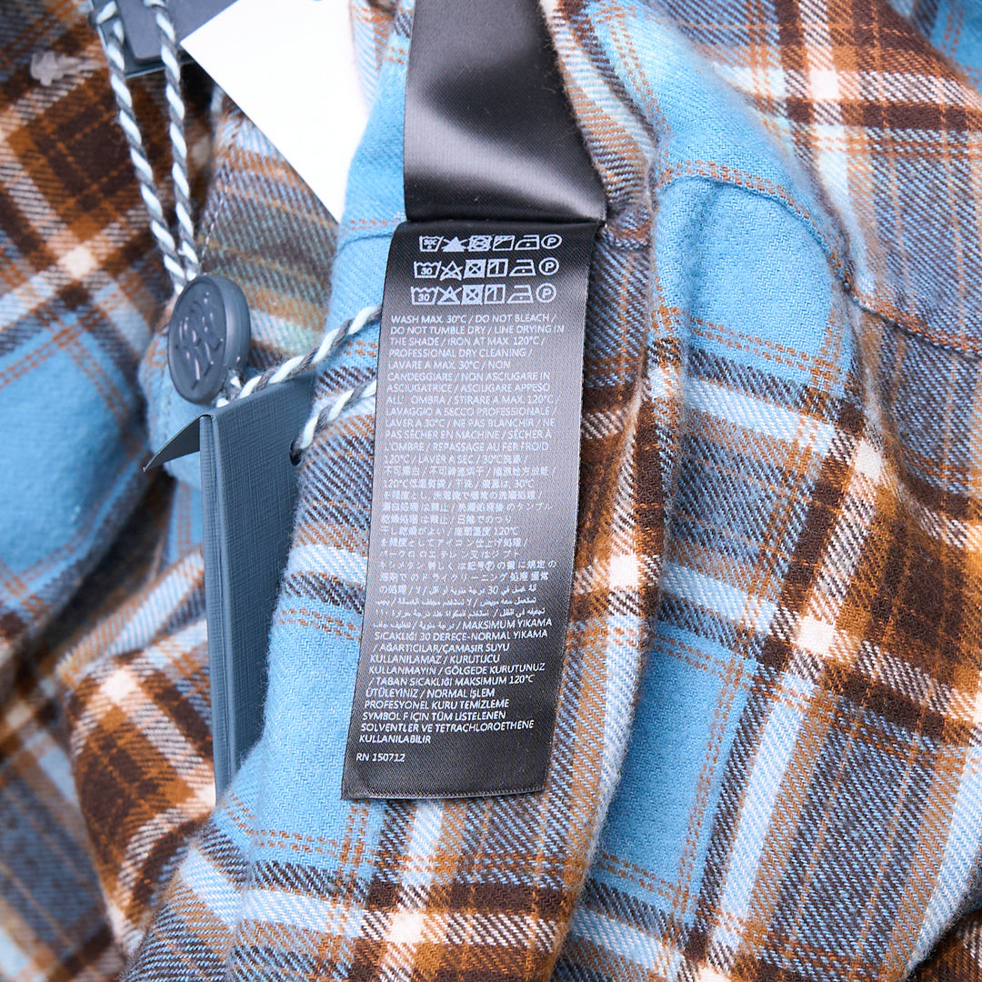 Quad Bleached Flannel Long Sleeve Shirt