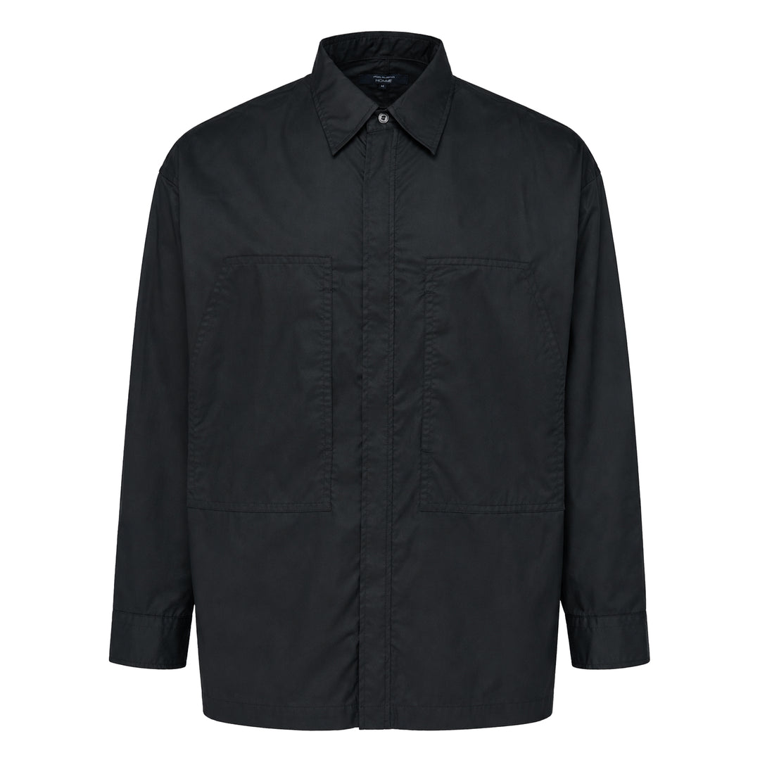 Cotton Compact Twill Long Sleeve Shirt