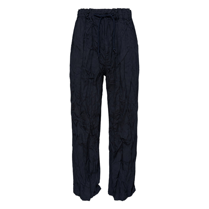 Crinkled Drawstring Pants