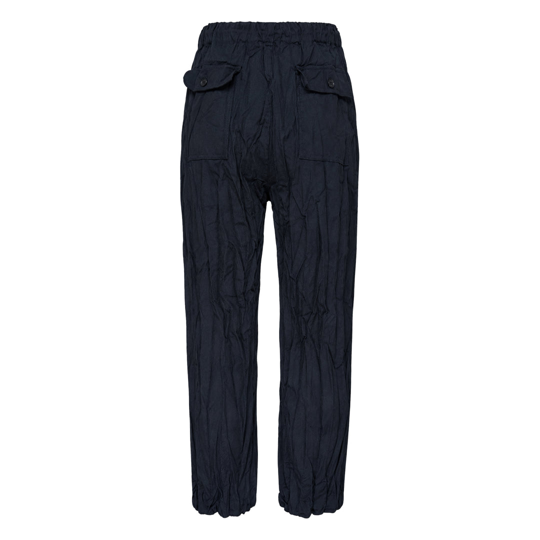 Crinkled Drawstring Pants