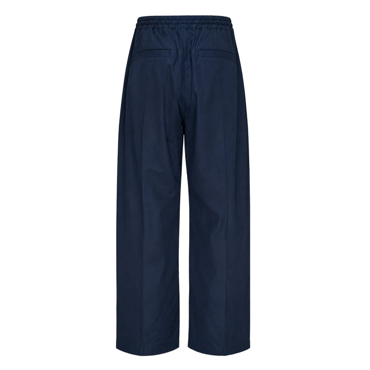 Cotton Twill Wide Leg Pants