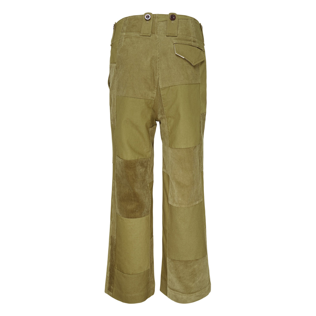 Multi Fabric Patchwork Pants