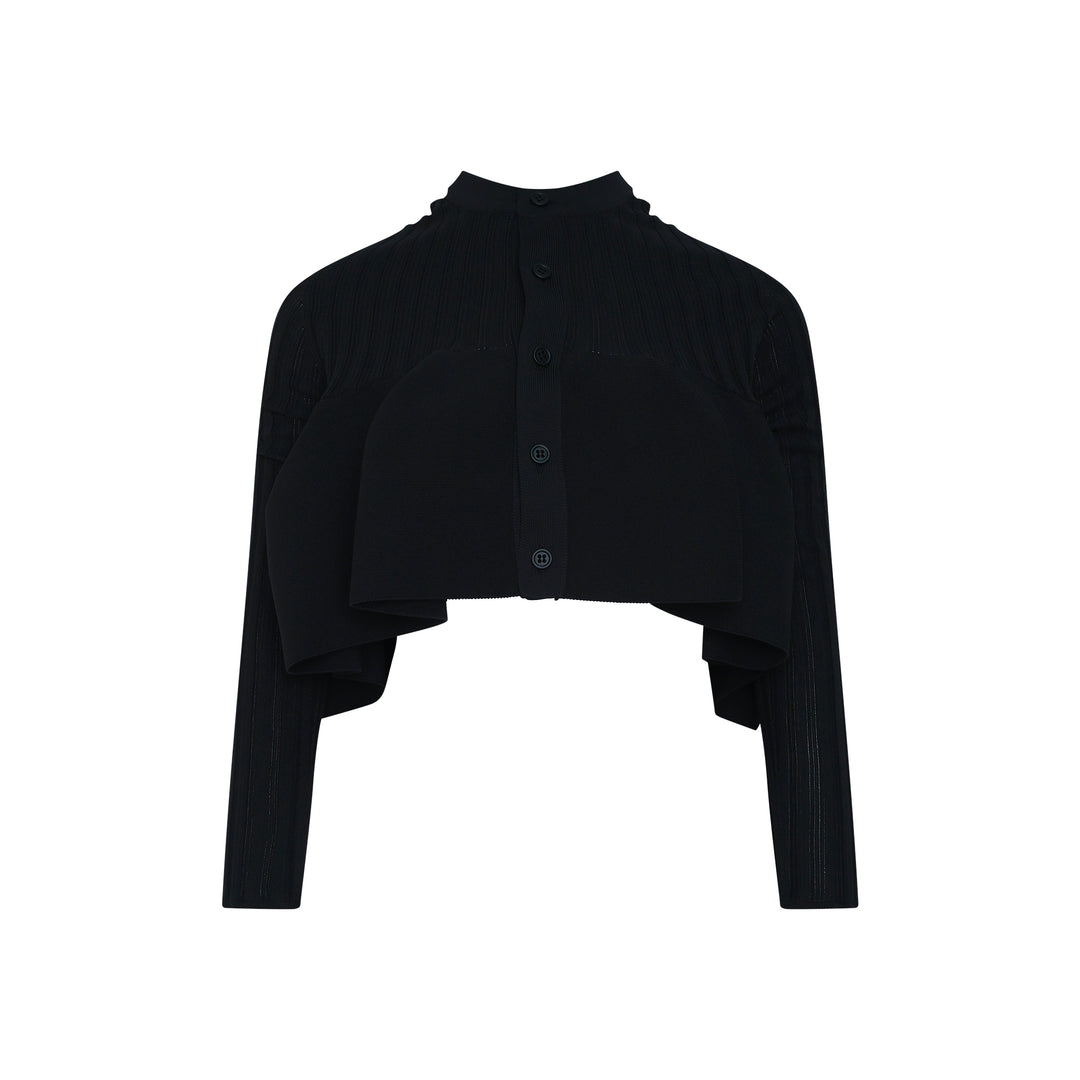 Pottery Bust Flare Cardigan