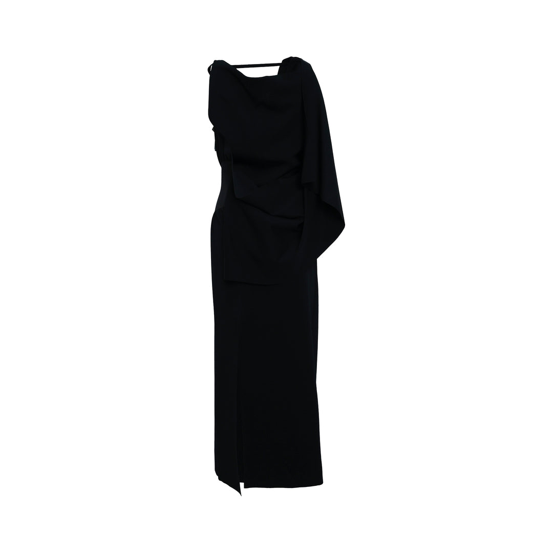 Milan Draped Sleeveless Dress