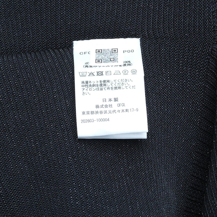 Pottery Crease Asymmetric Knit Dress
