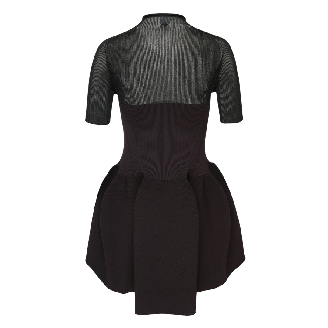 Lucent Décolletage Short Sleeve Top