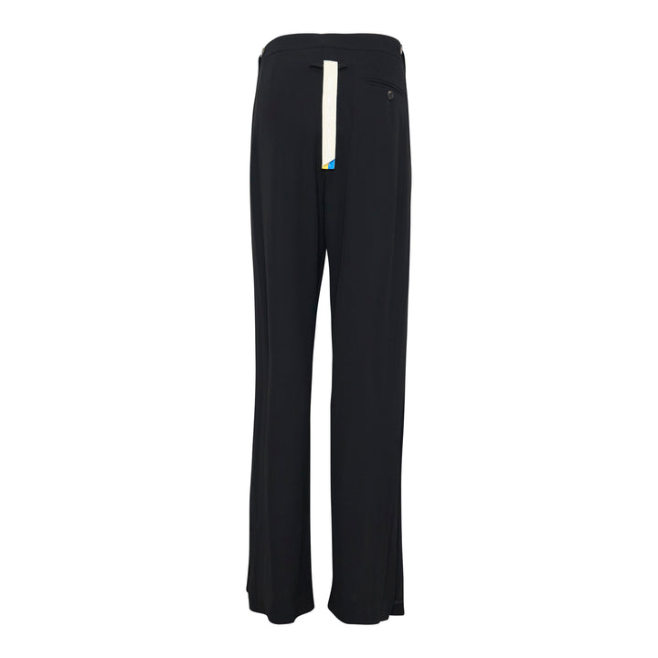 Frayed-Edge Side Stripe Pants