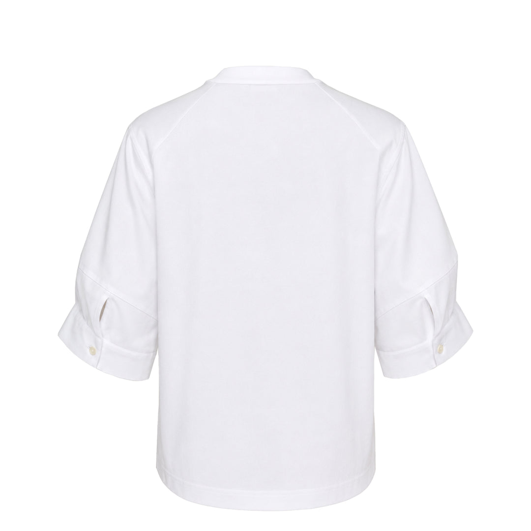 Poplin Cotton Jersey Tee