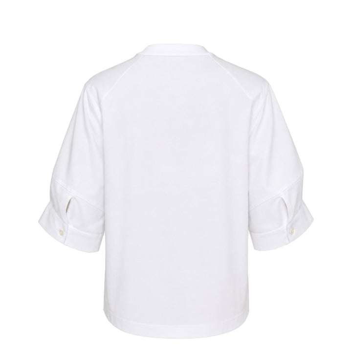 Poplin Cotton Jersey Tee