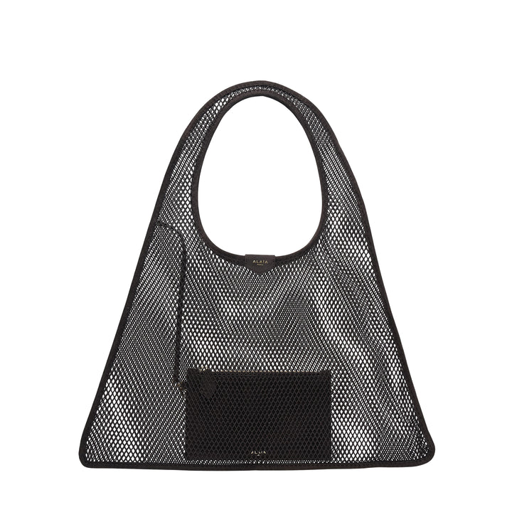 Fishnet Hobo Shoulder Bag