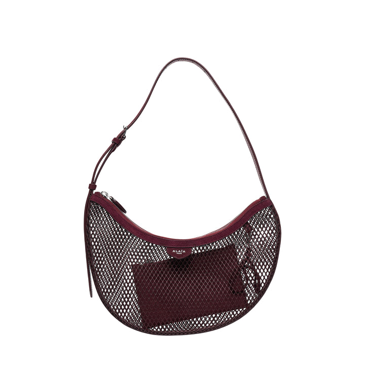 Demi Lune Fishnet Shoulder Bag
