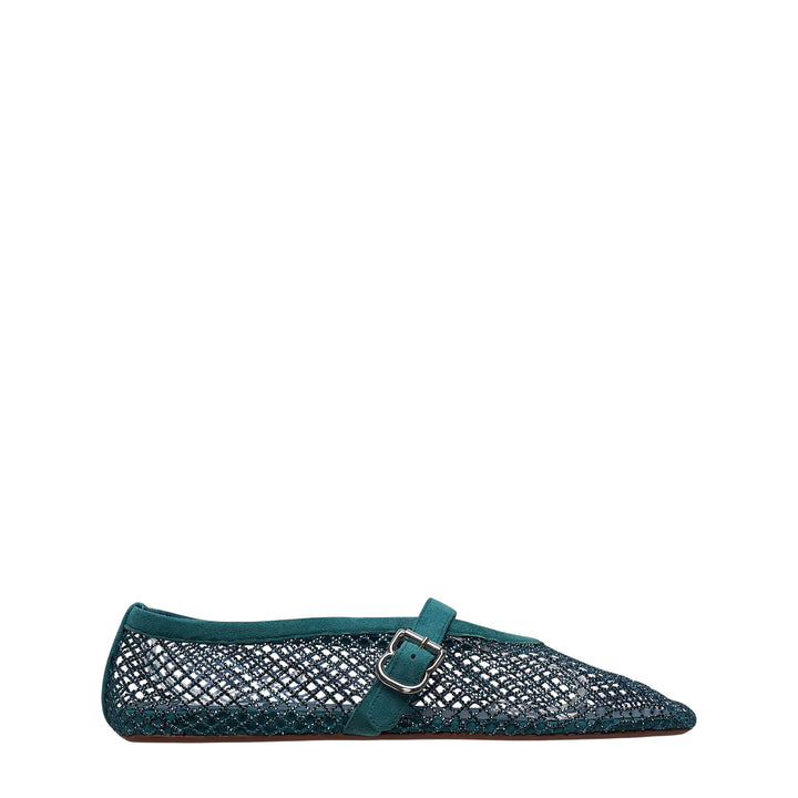 Fishnet Strass Ballet Flats