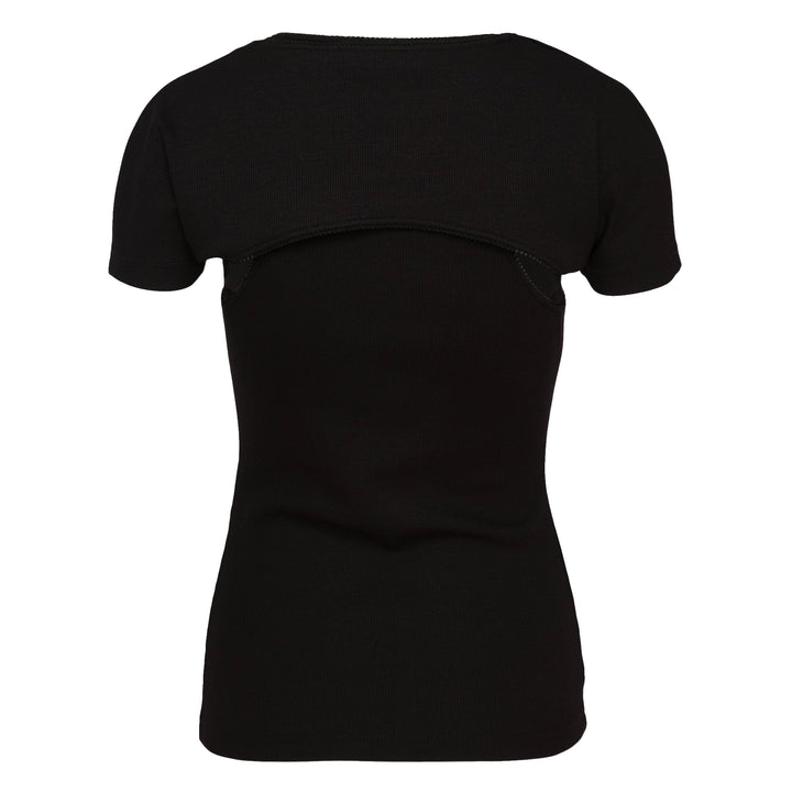 Layered Ribbed Jersey Tee