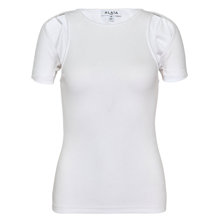 Layered Ribbed Jersey Tee