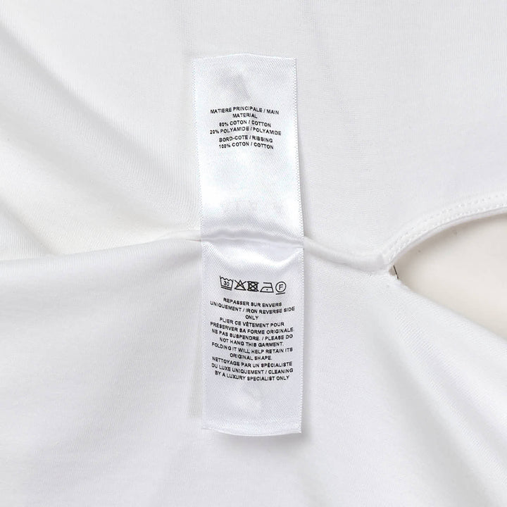Asymmetric Cotton Jersey Tee