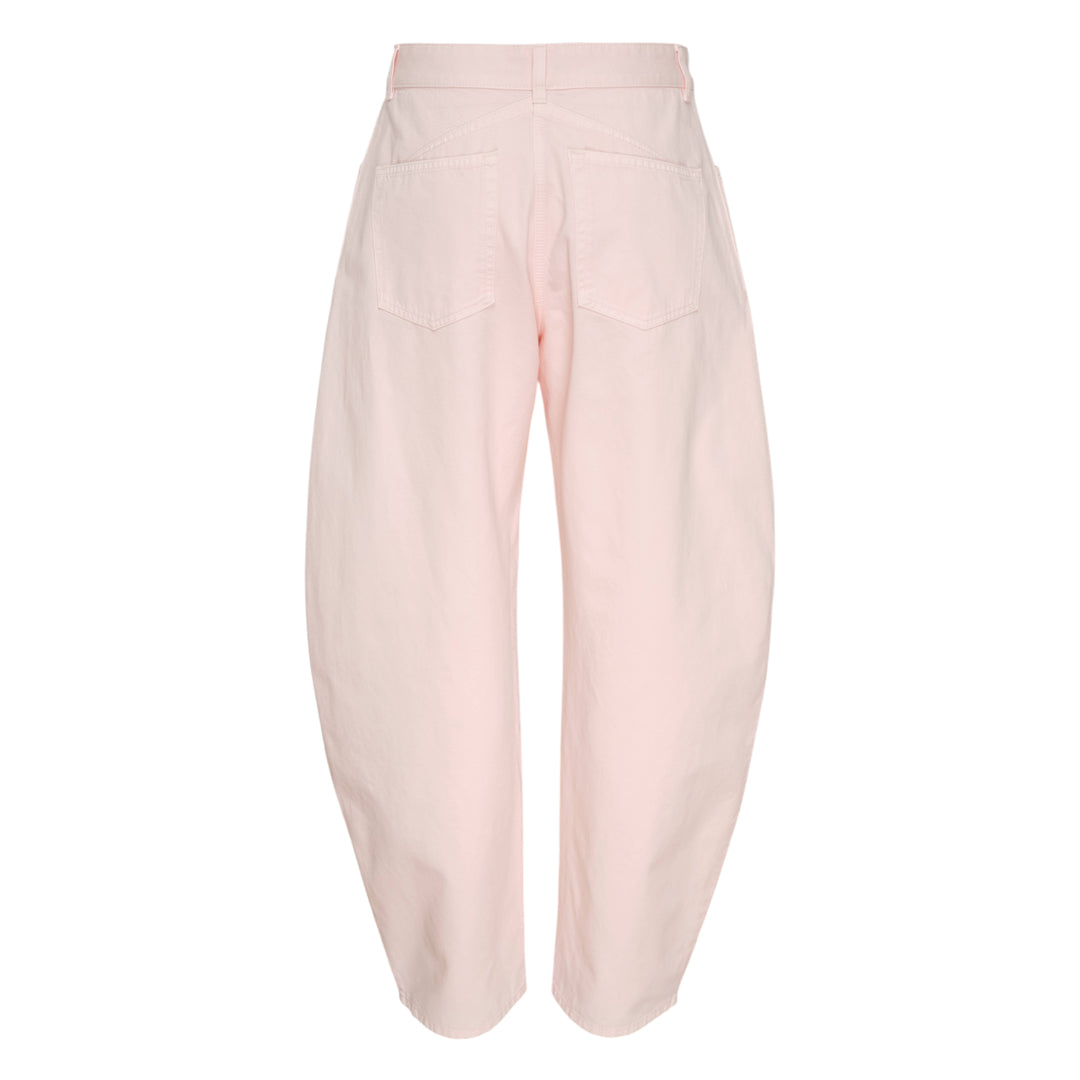 Round Tinted Denim Pants