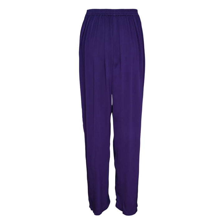 Straight Viscose Cady Pants