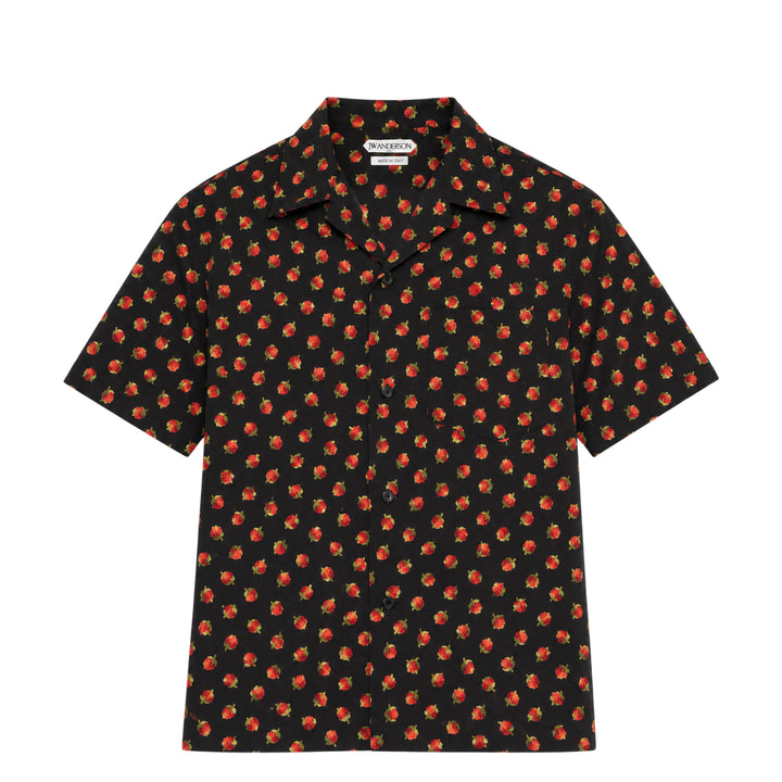 Short Sleeve Camp Collar Shirt