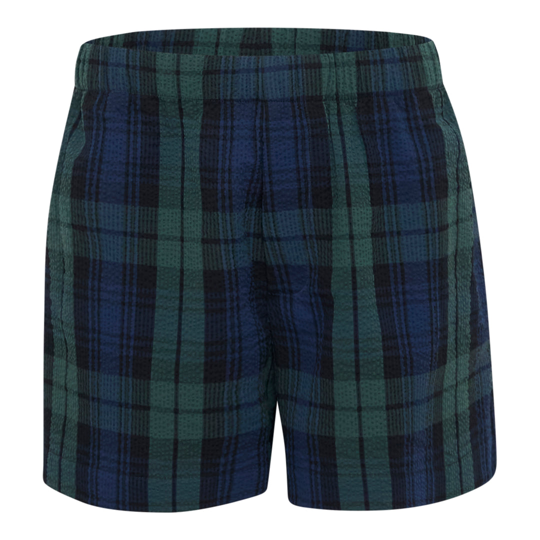 Drawstring Seersucker Shorts