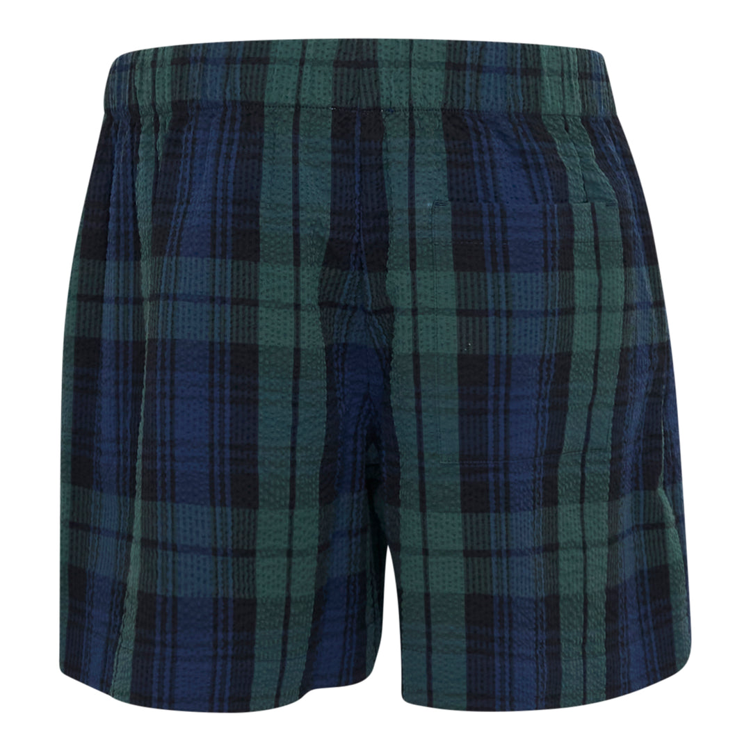 Drawstring Seersucker Shorts