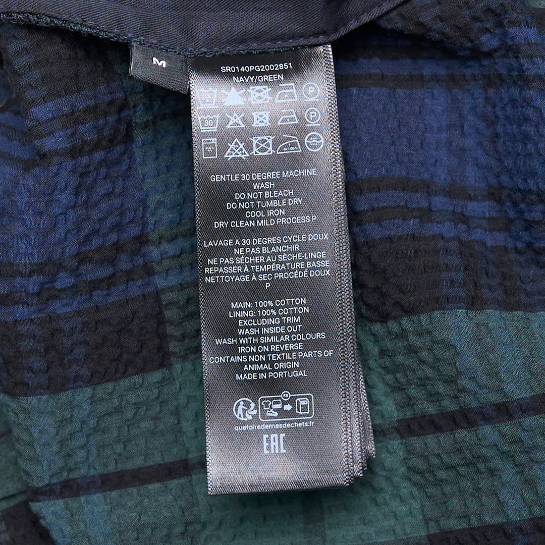Drawstring Seersucker Shorts
