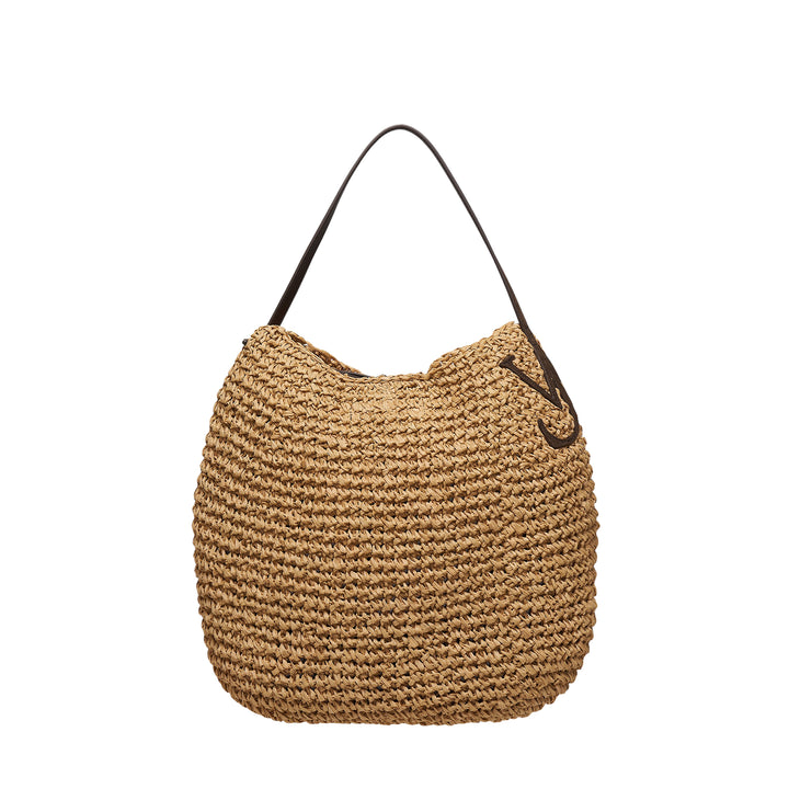 XL Raffia Yarn Bulb Bag