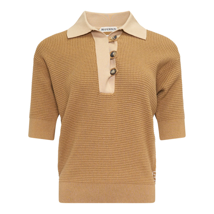 Short Sleeve Polo Jumper