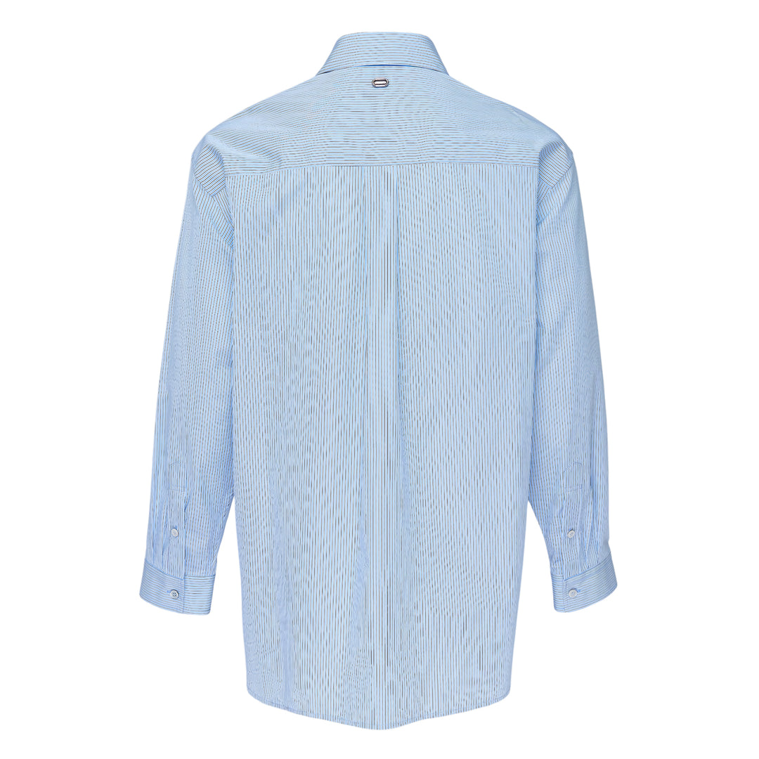 Long Sleeve Stripe Office Shirt