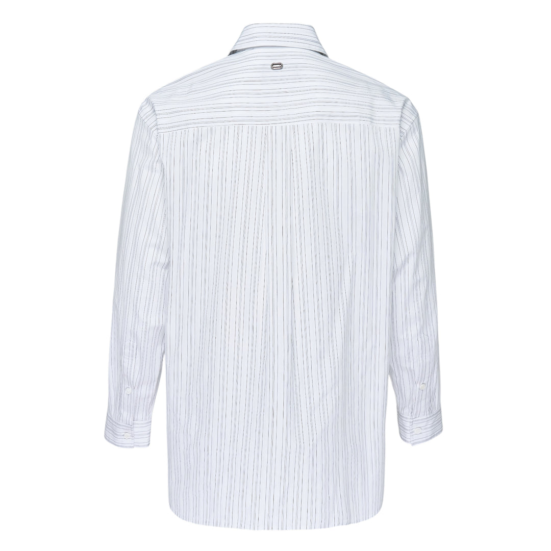 Long Sleeve Stripe Office Shirt