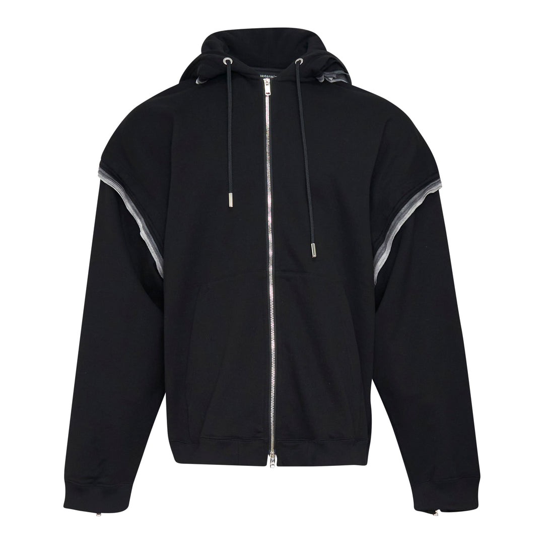 Millefeuille Zip-Up Hoodie