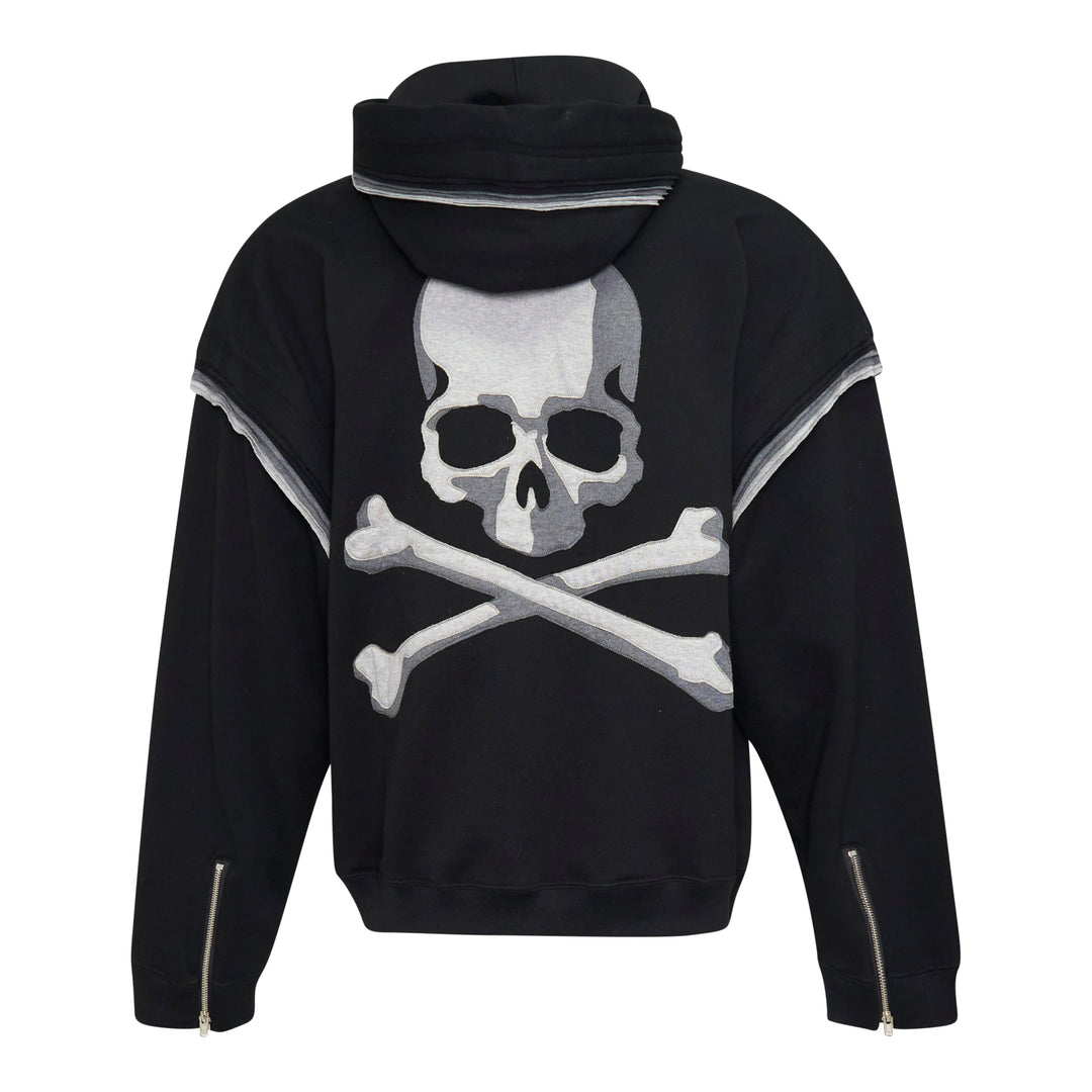 Millefeuille Zip-Up Hoodie