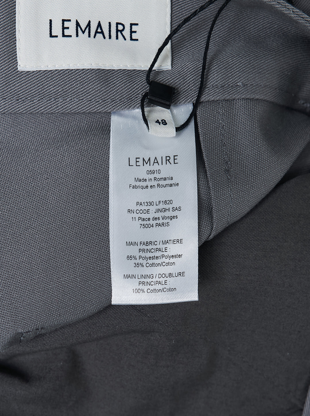 LEMAIRE Barrel Poly Cotton Pants - view 3