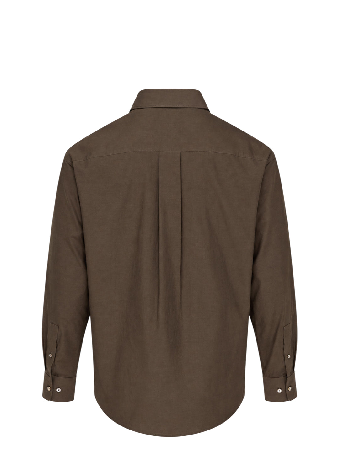 LEMAIRE Regular Long Sleeve Washed Cotton Shirt - view 2