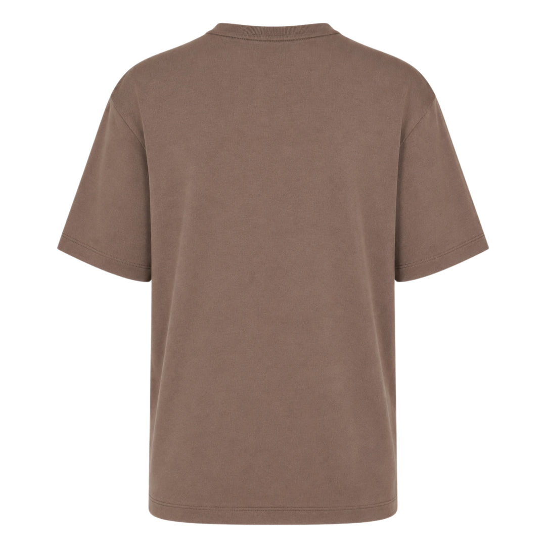 U-Neck Rib Jersey Tee