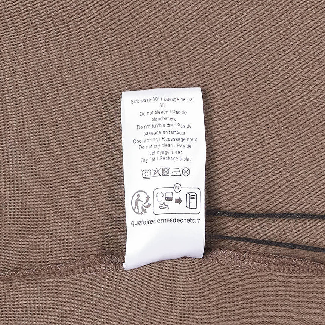 U-Neck Rib Jersey Tee