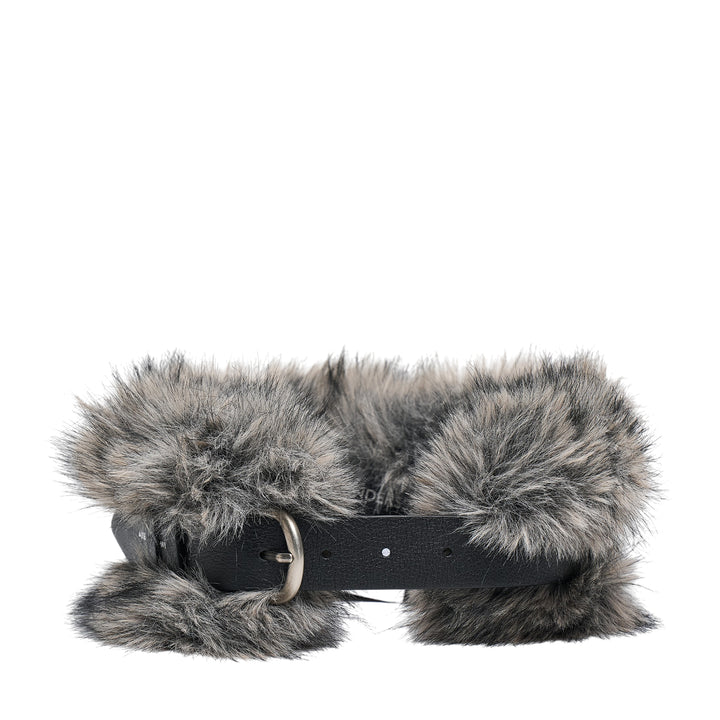 Belted Fur Short Muffler