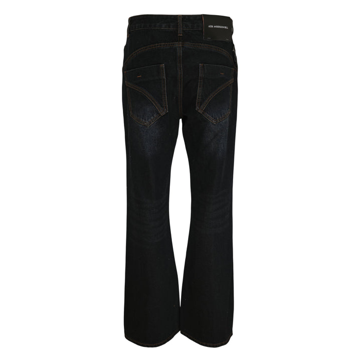 Twist Fold Flare Jeans