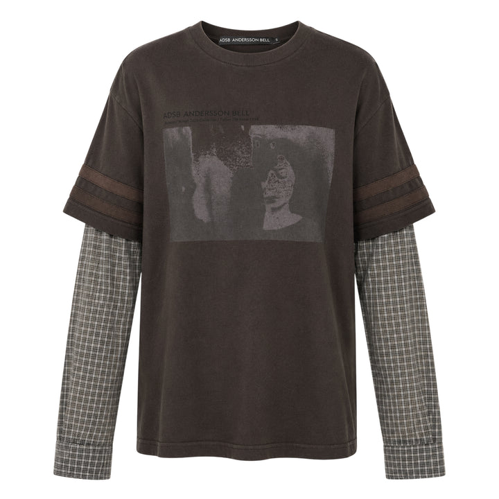 Layered Sleeve Graphic Tee