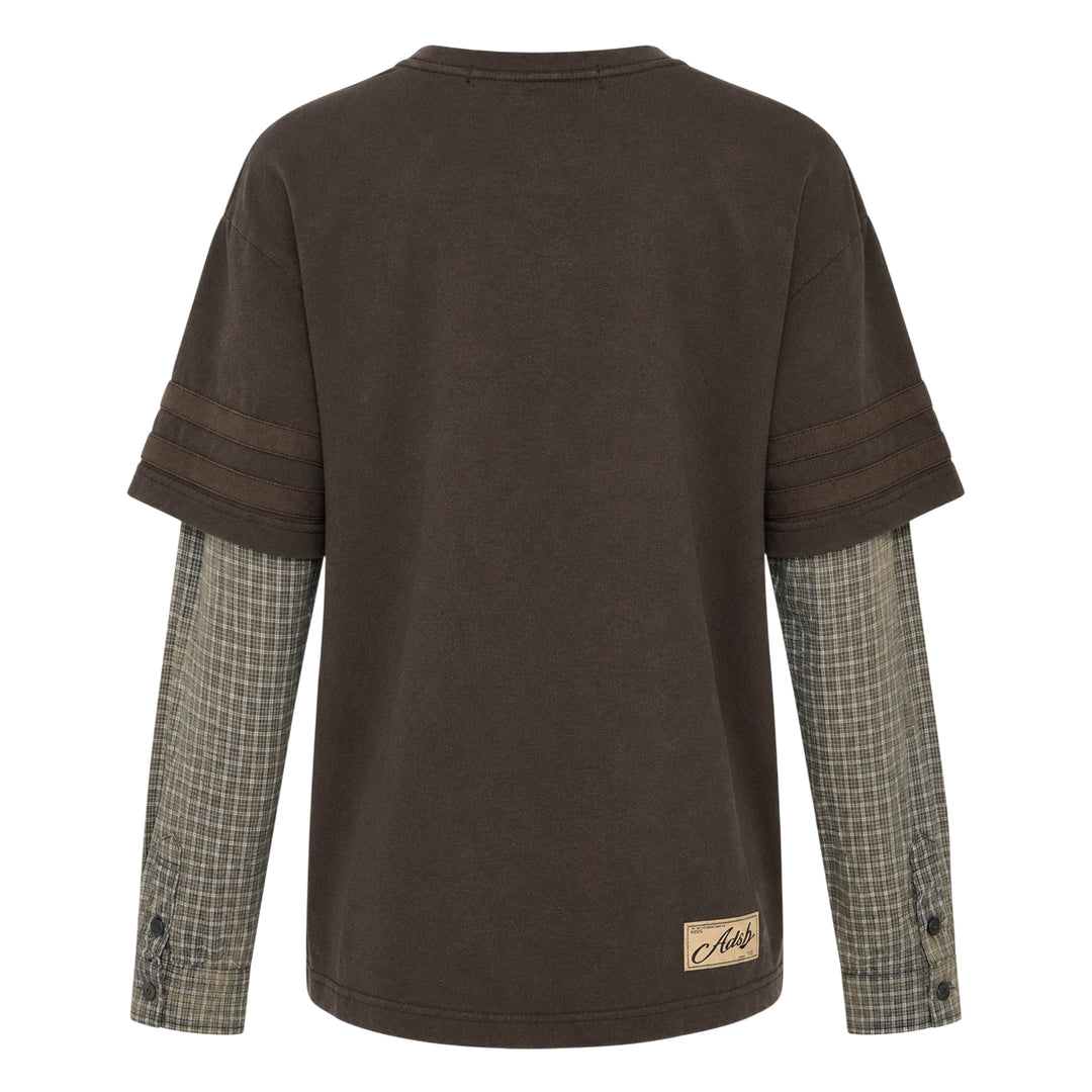 Layered Sleeve Graphic Tee