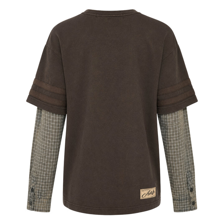 Layered Sleeve Graphic Tee