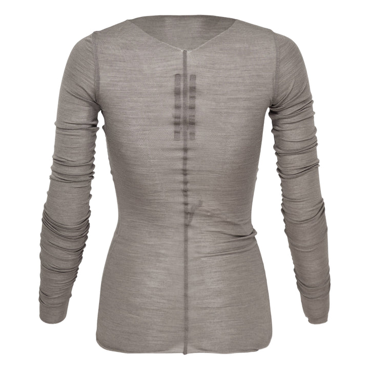 Long Sleeve Wool Silk Tee