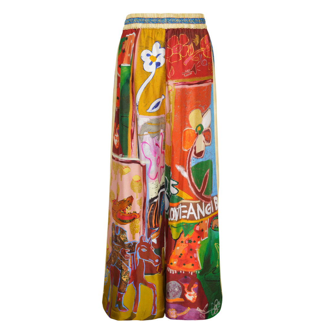 Mlak Silk Maxi Skirt
