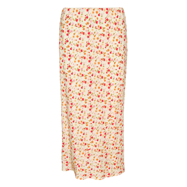 Flora Silk Bias Skirt