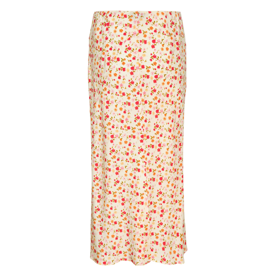 Flora Silk Bias Skirt