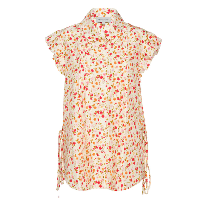 Flora Silk Short Sleeve Shirt